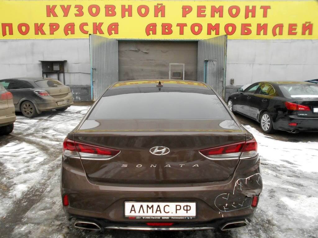 Кузовной ремонт Hyundai Sonata | Хендай Соната | ВАО | Алмас